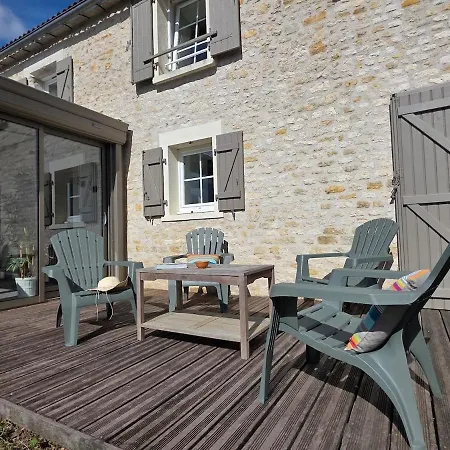 O Nid D'hirondelle Maison Conviviale En Pierres Avec Preau D'ete *