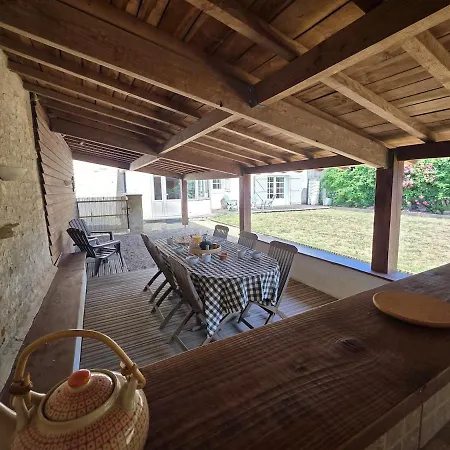 O Nid D'hirondelle Maison Conviviale En Pierres Avec Preau D'ete Дом отдыха *
